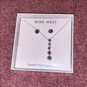 Nine West earrings and necklace set